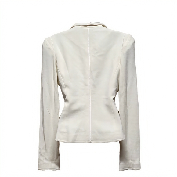 YOANA BARASCHI White Blazer, Size XS - Picture 2 of 6